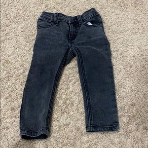 Boys black jeans, faded look